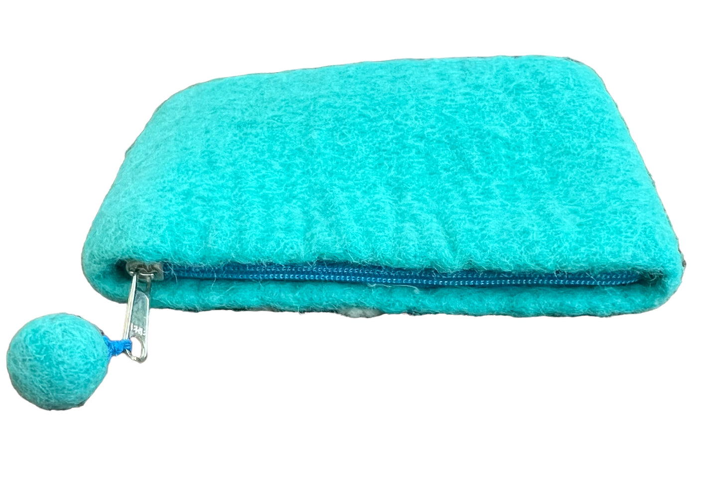 Felted Llama Small Pouch