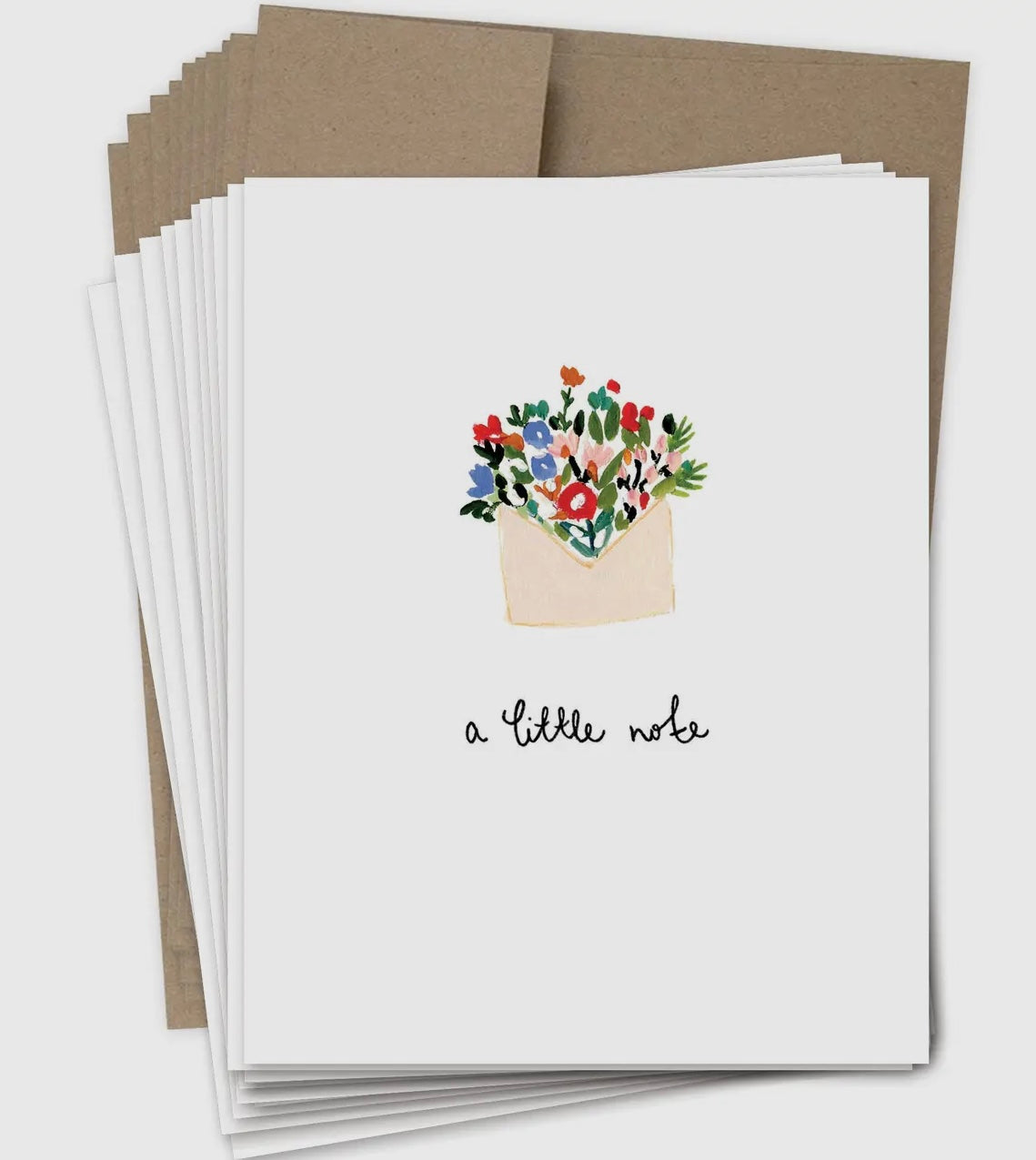 A Little Note - Boxed Set of 10 Blank Notes & Envelopes