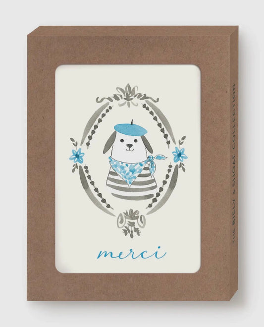 Merci - Boxed Set of 10 Blank Notes & Envelopes