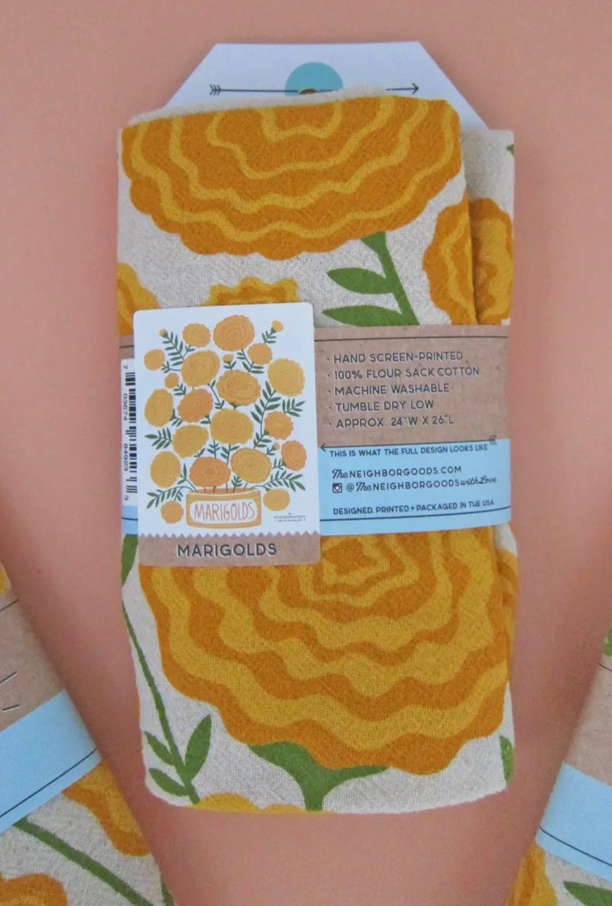 Marigold Tea Towel