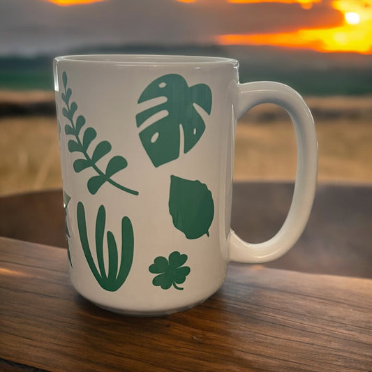 Plant Lover 15 oz. Porcelain Mug